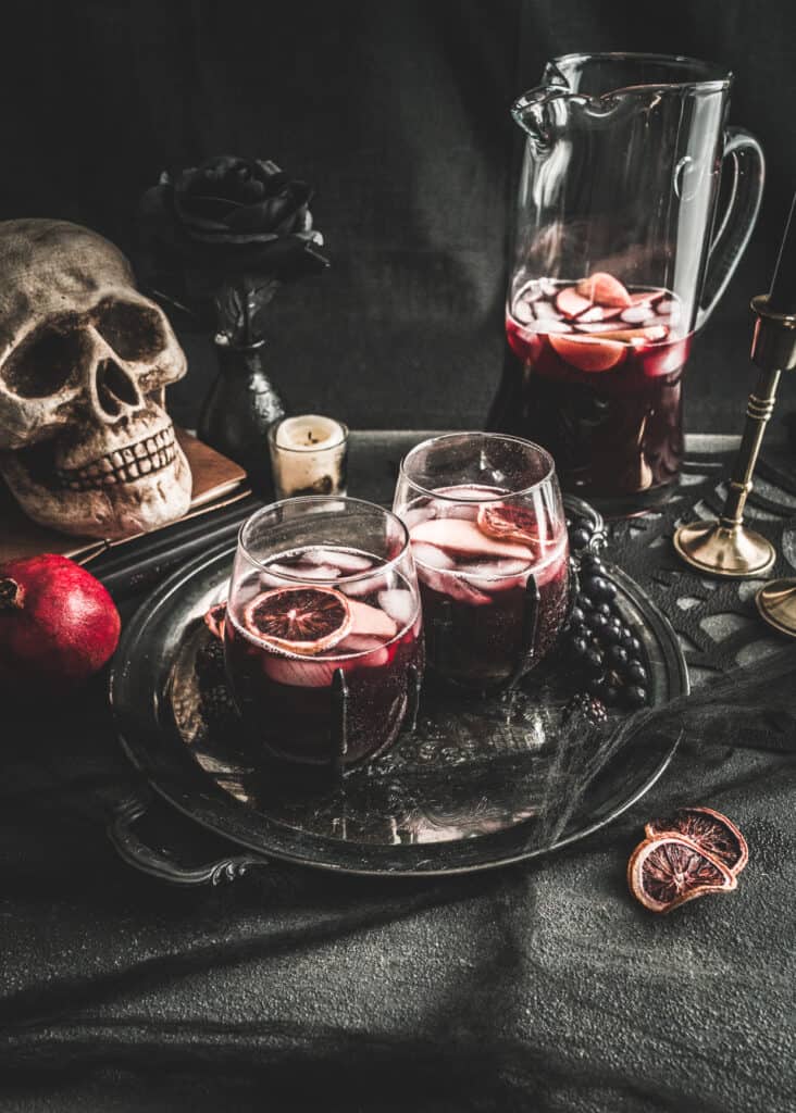 Fall red sangria