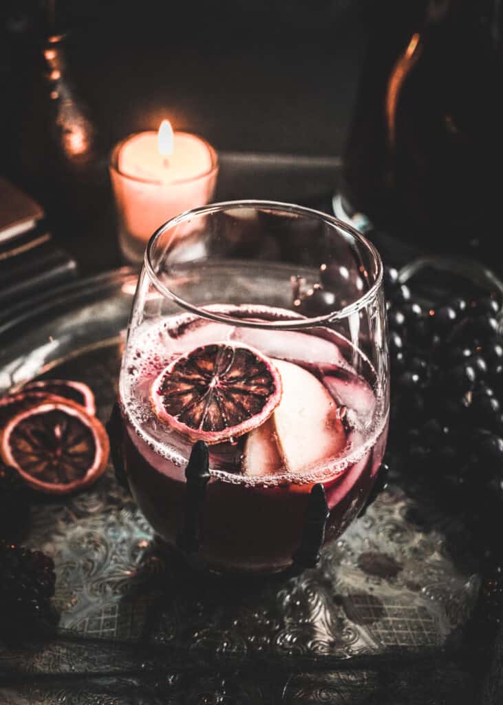 Fall red sangria