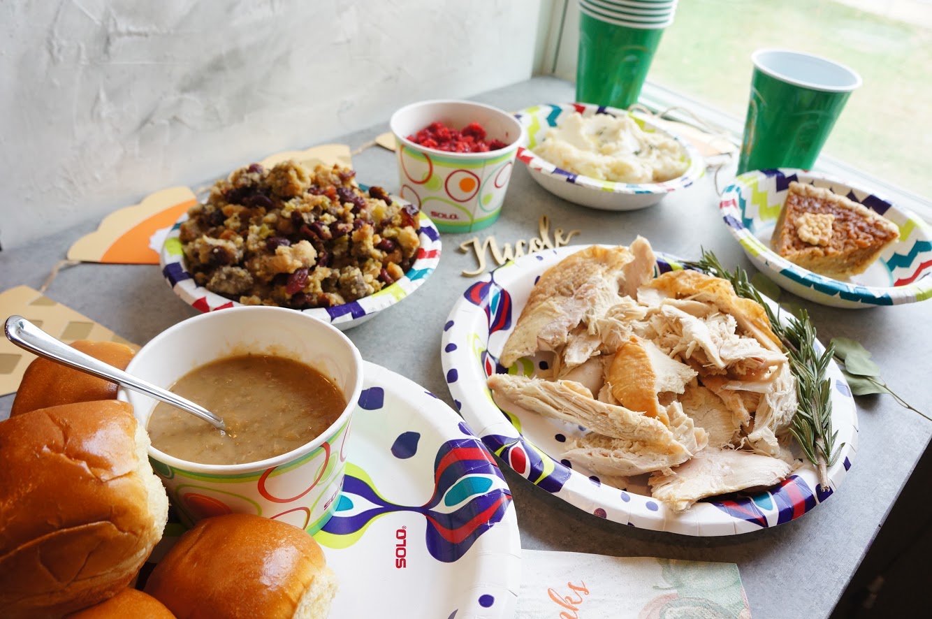 Friendsgiving on a budget friendsgiving buffet