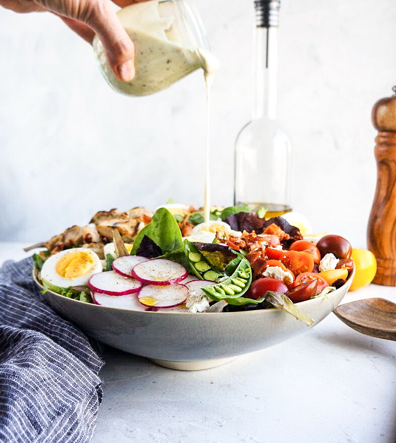 Cobb Salad with Avocado Vinaigrette