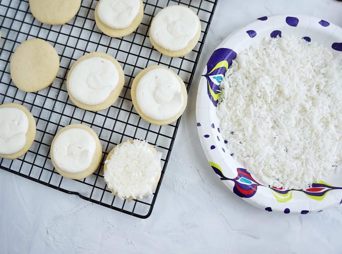 Polar bear sugar cookies frosted Polar bear sugar cookies