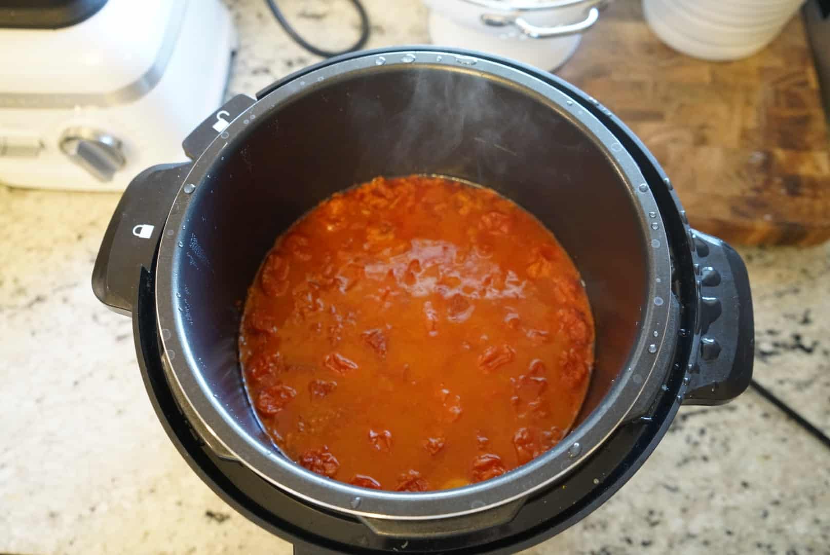 instantpot vegan tomato soup cooked instantpot vegan tomato soup