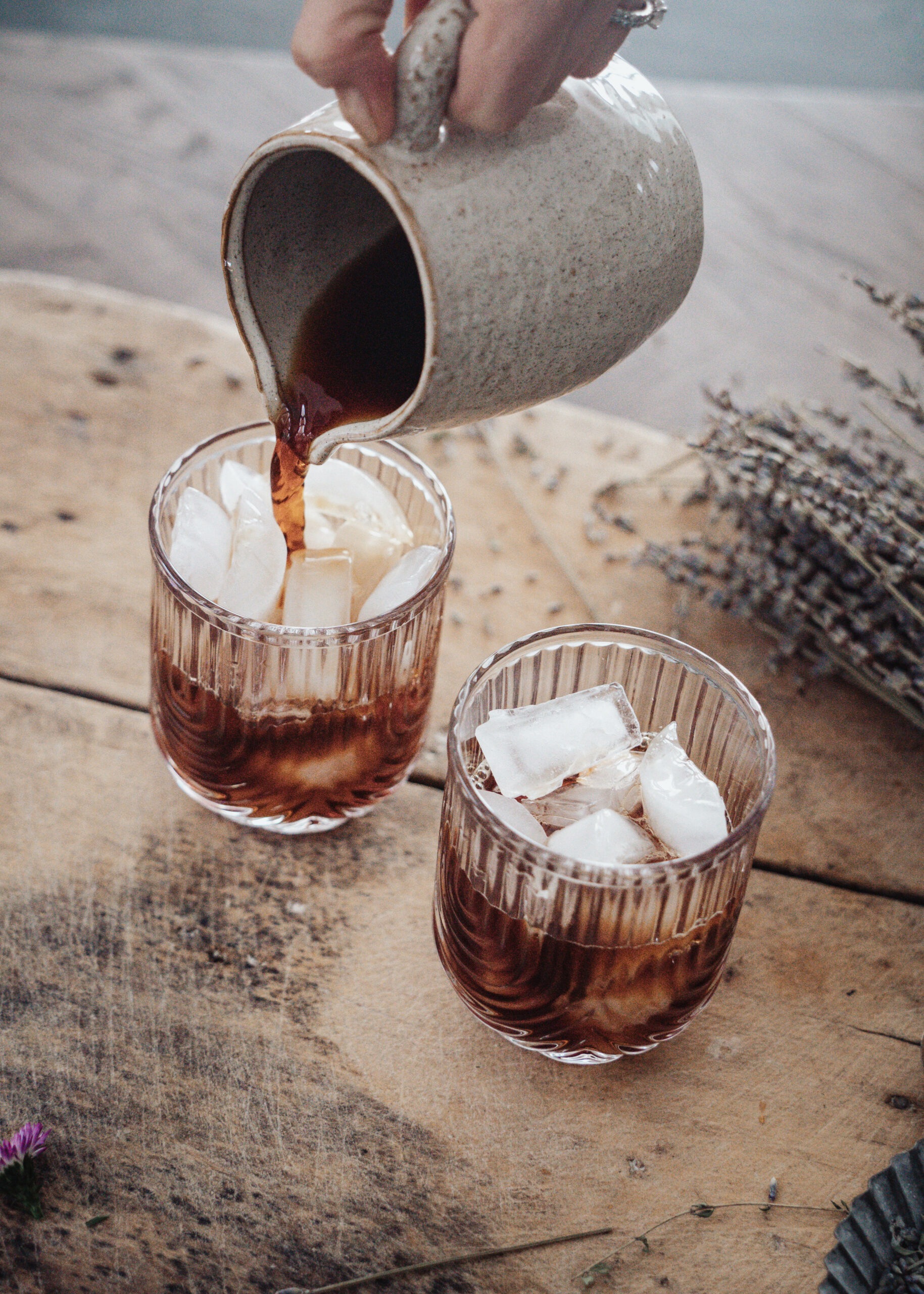 Iced Lavender Cold Brew Latte