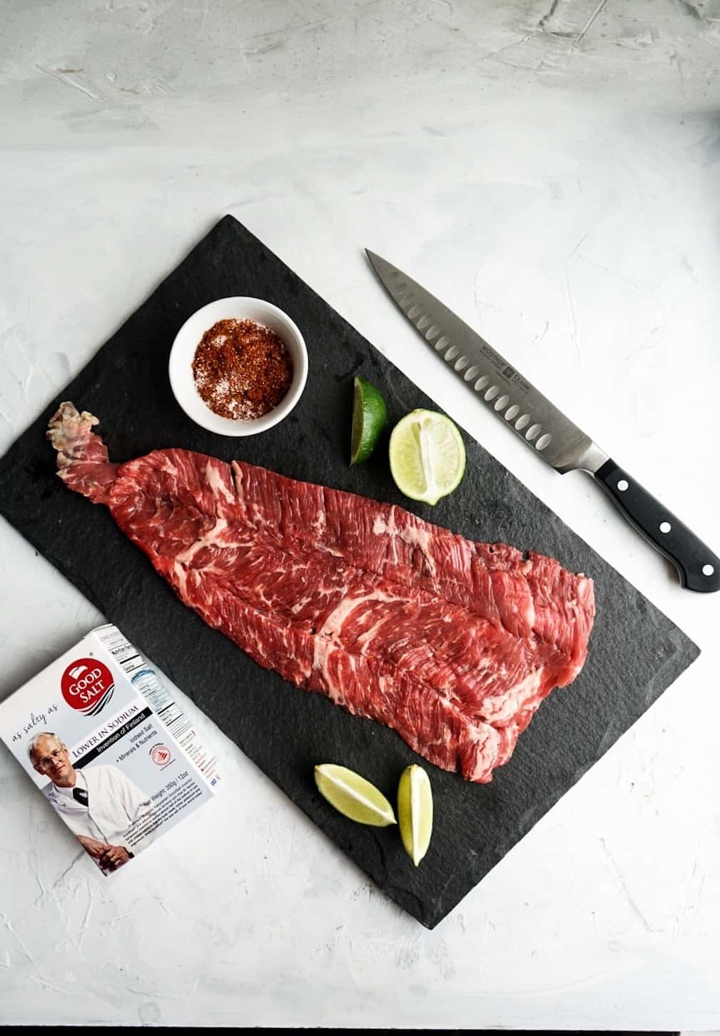 steak fajitas skirt steak with seasoning
