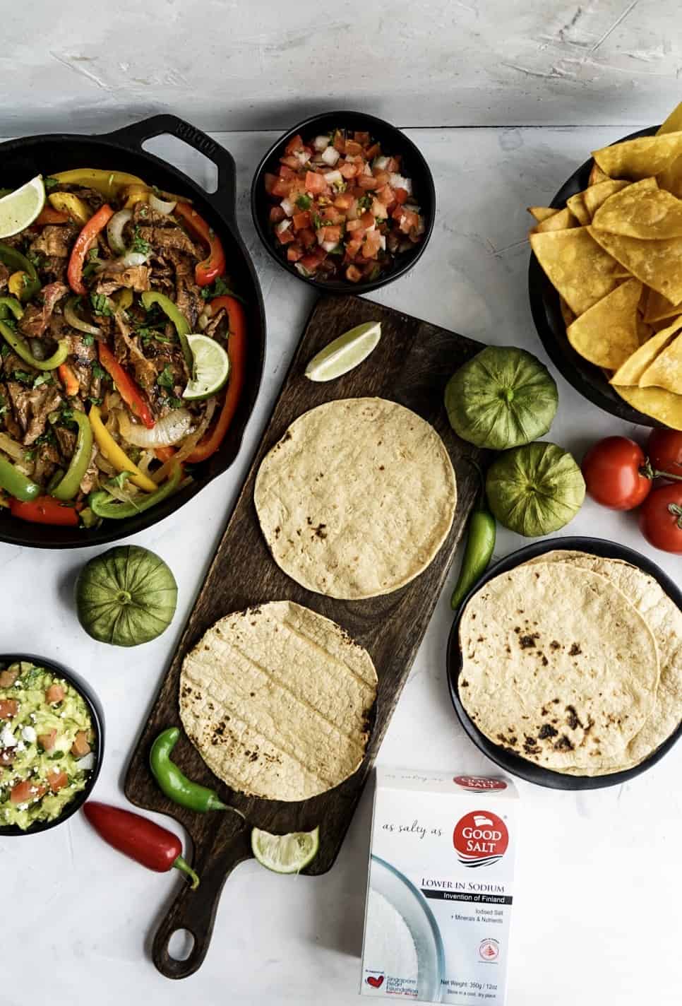 steak fajitas steak fajitas with tortillas
