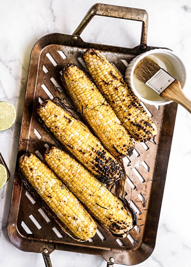 Healthy Grilled Mexican Street Corn