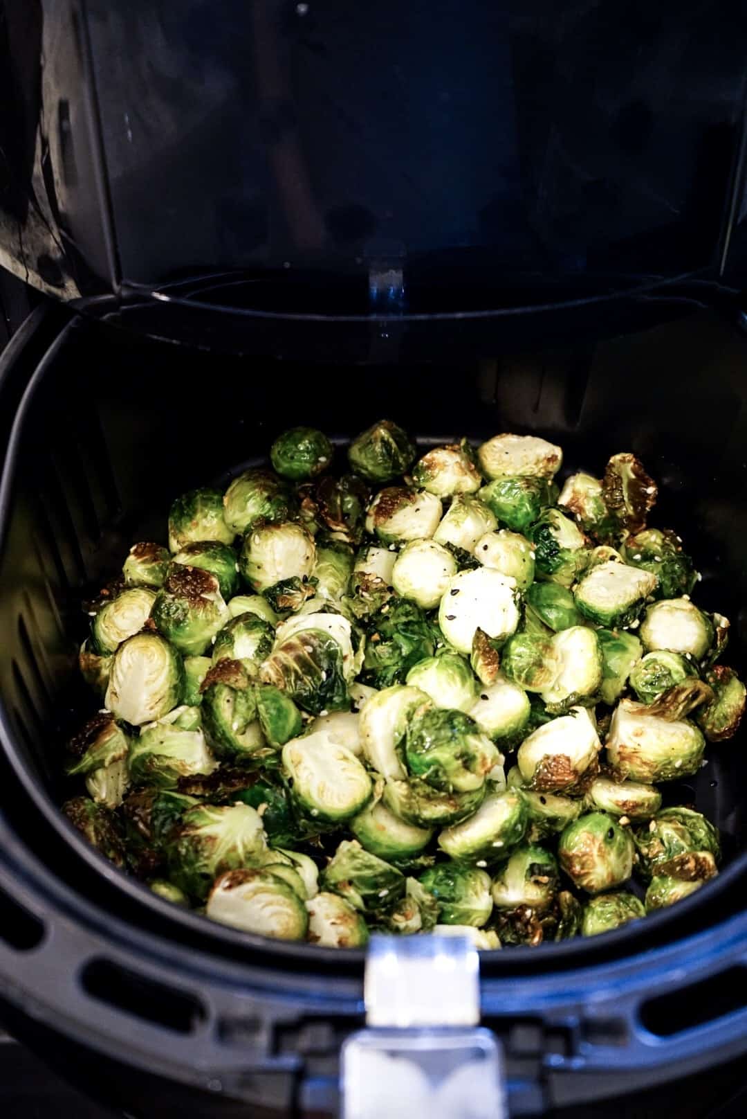 Crispy Air Fryer Asian Brussels Sprouts Crispy Air Fryer Asian Brussels Sprouts in air fryer