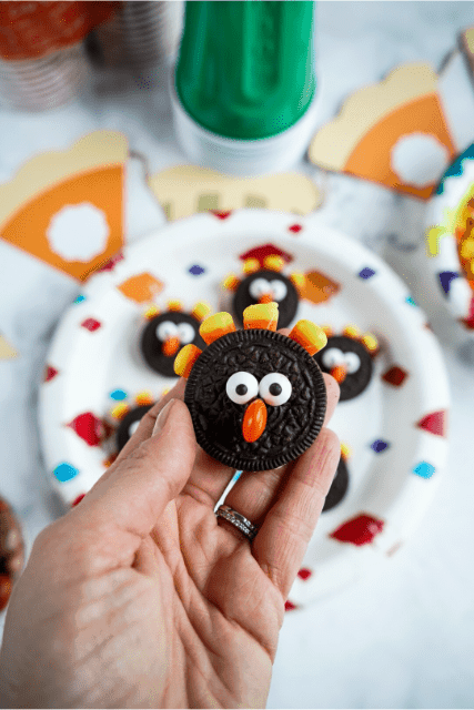 double stuffed turkey cookie