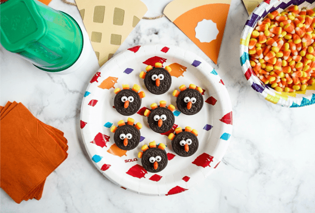 double stuffed turkey cookie