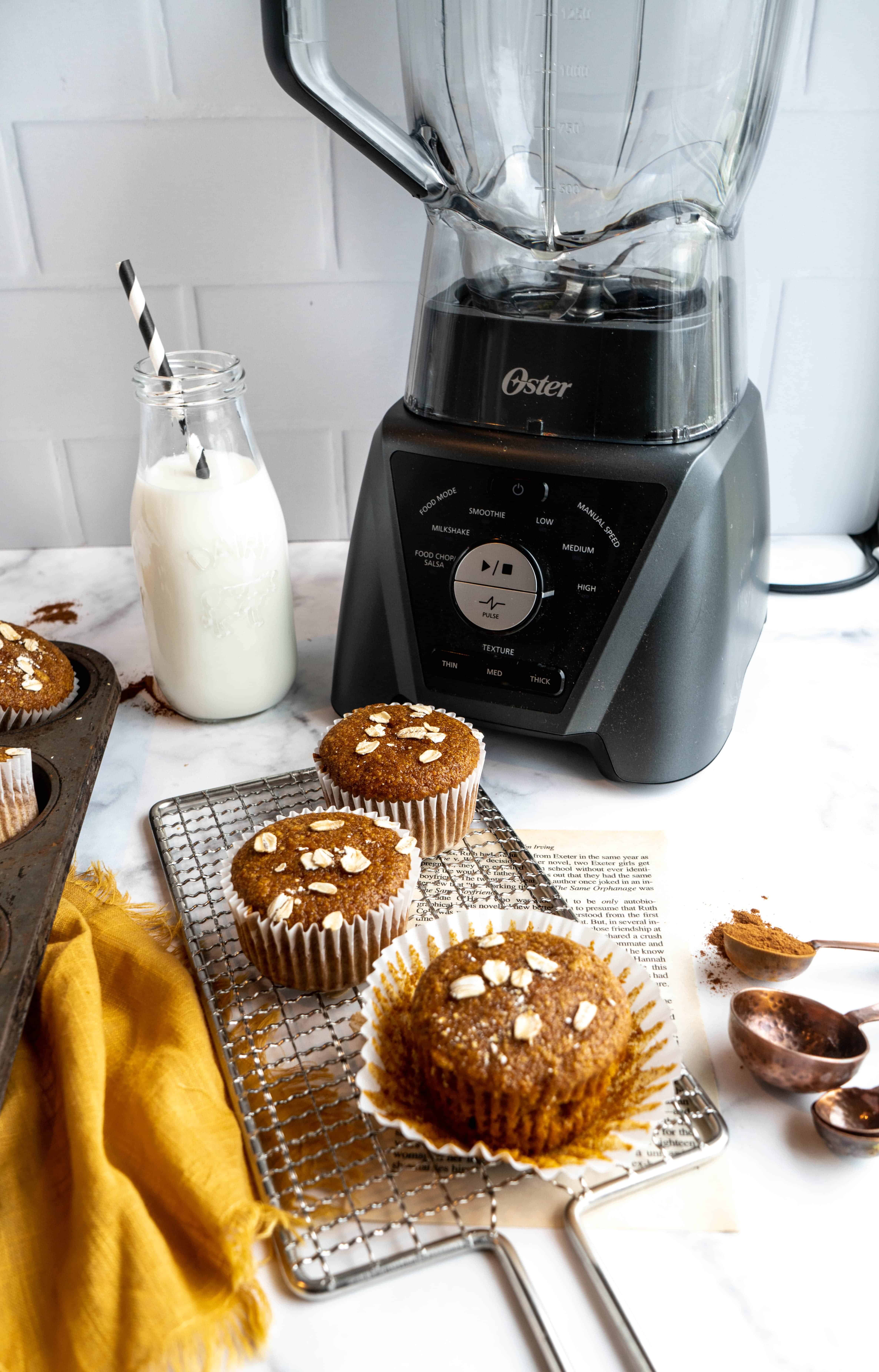 healthy carrot blender muffins healthy carrot blender muffins baked on cooling rack