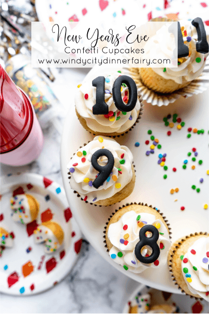 new years cupcake head