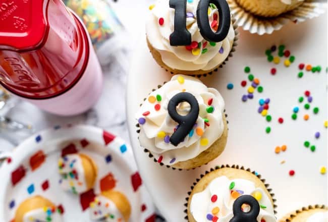 new years cupcake