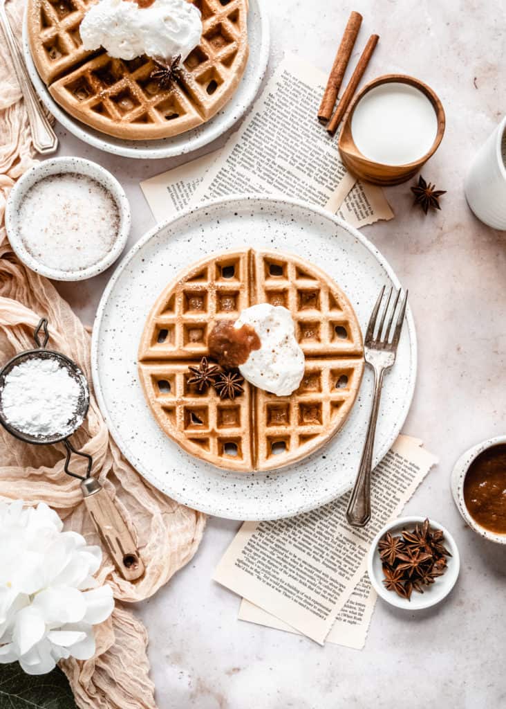 Apple Butter Waffles - The Windy City Dinner Fairy