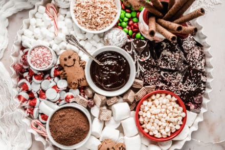 hot chocolate charcuterie board