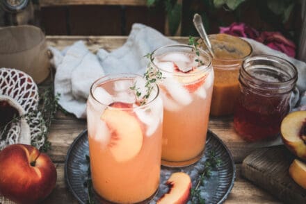 peach vodka lemonade