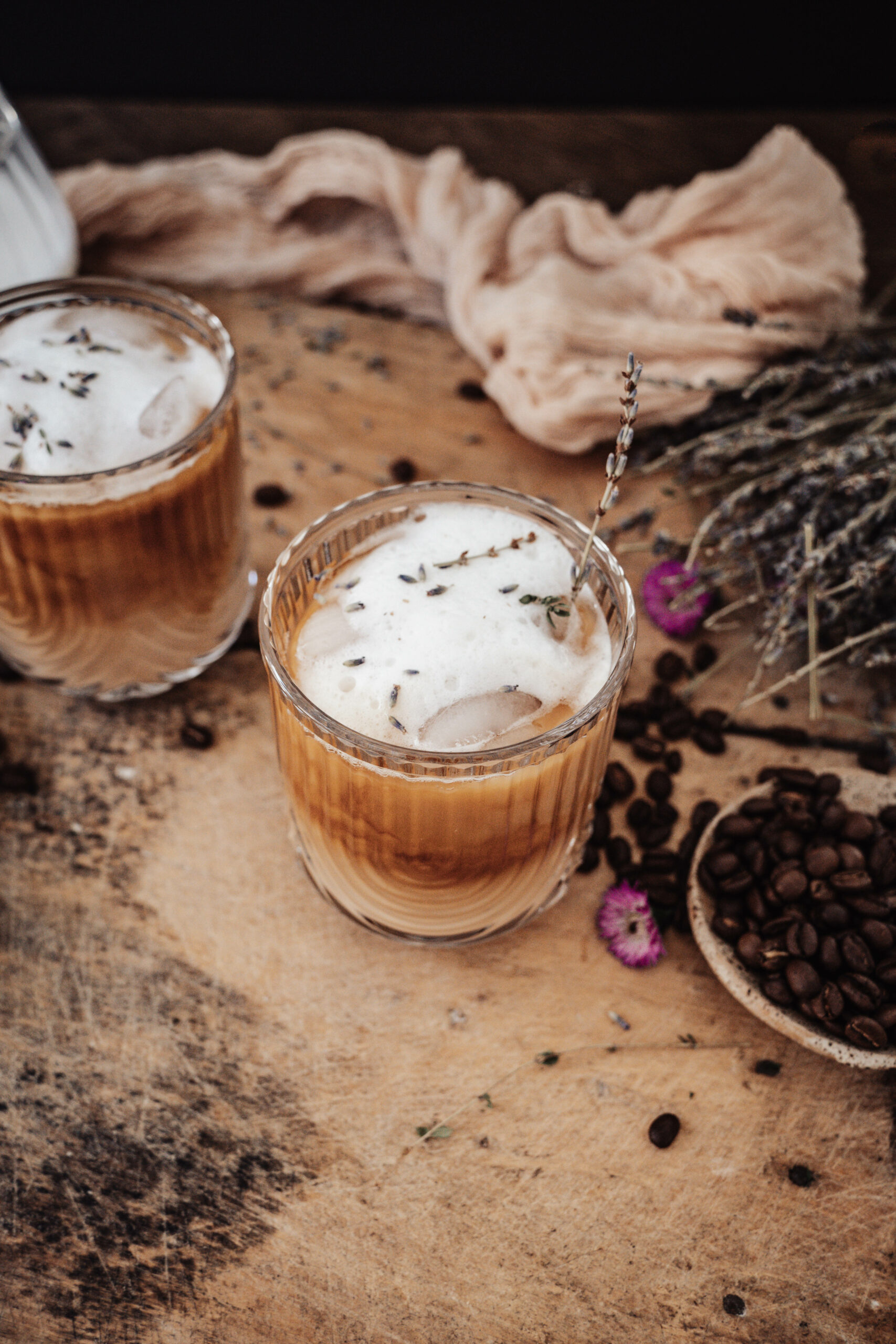Iced Lavender Cold Brew Latte